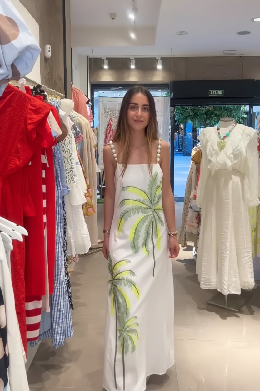 Vestido palmeras.